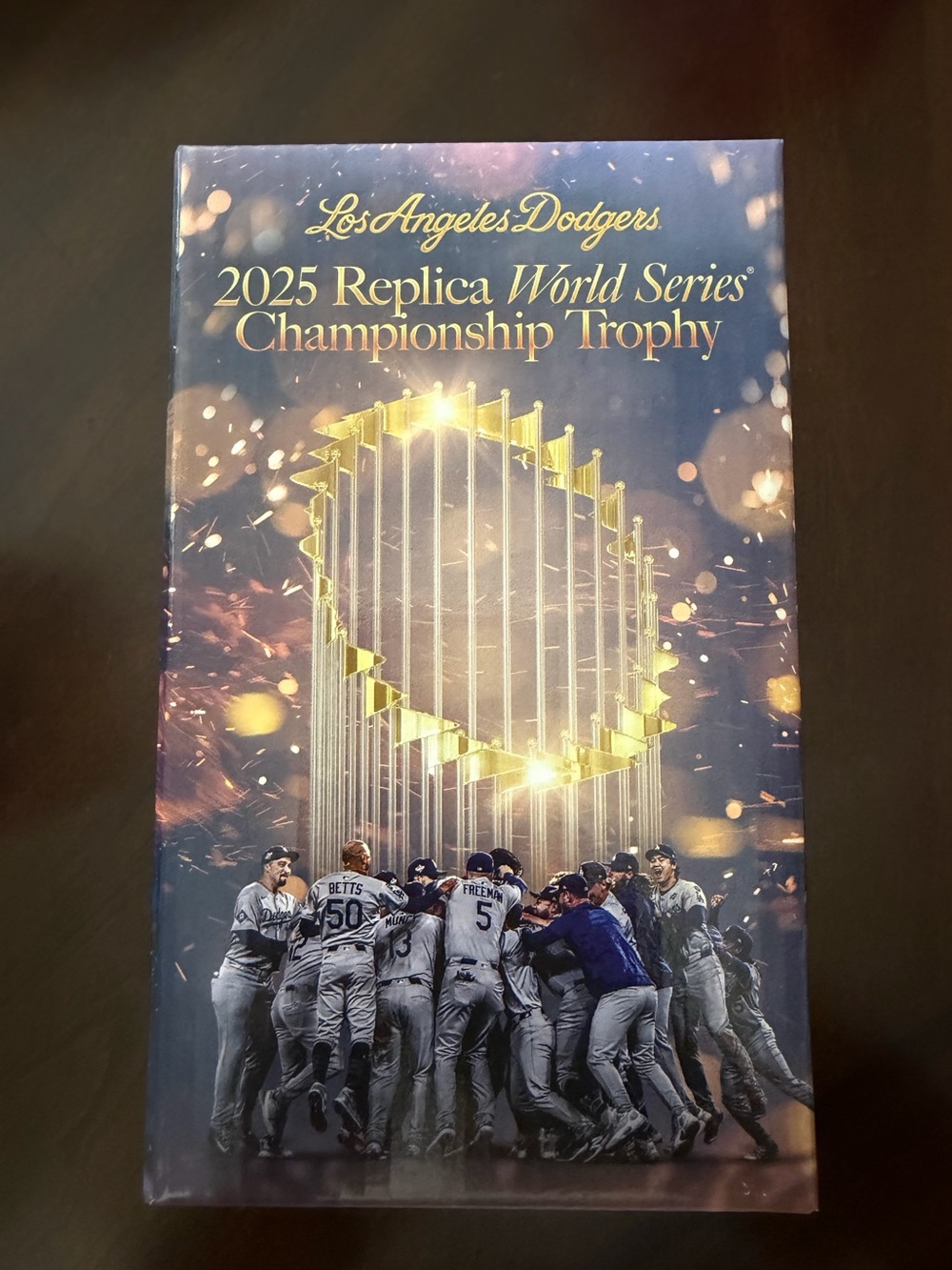 Brand NEW Los Angeles Dodgers 2025 Replica World Series Trophy - 5/11/26 SGA
